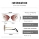 thumbnail image 5 of Geniales gafas de sol de mariposa, anteojos huecos, parasoles, accesorios grandes para protección de Halloween, damas, fiestas, niñas Marrón Salvador Los anteojos, 5 of 9