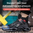 thumbnail image 3 of OwnShoe Men's Work Boots Steel Toe Safety Shoes Lightweight Breathable Construction Sneakers, 3 of 8