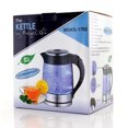 Elegant 1.8L Borosilicate Glass Tea Kettle with BoilDry Protection and
