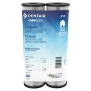 Pentair OMNIFilter RS1 10" Standard Whole House Pleated Cellulose Sediment Water Filter - 2 Pack