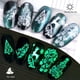 thumbnail image 4 of hojas de pegatinas navideñas para decoración de uñas, calcomanías luminosas 3D para decoración de uñas navideñas, diseños autoadhesivos para uñas, copos de nieve navideños, muñeco de nieve, alce, Pap, 4 of 4