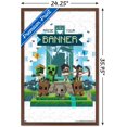thumbnail image 3 of Minecraft: Legends - Raise Your Banner Wall Poster, 22.375" x 34" Framed, 3 of 6