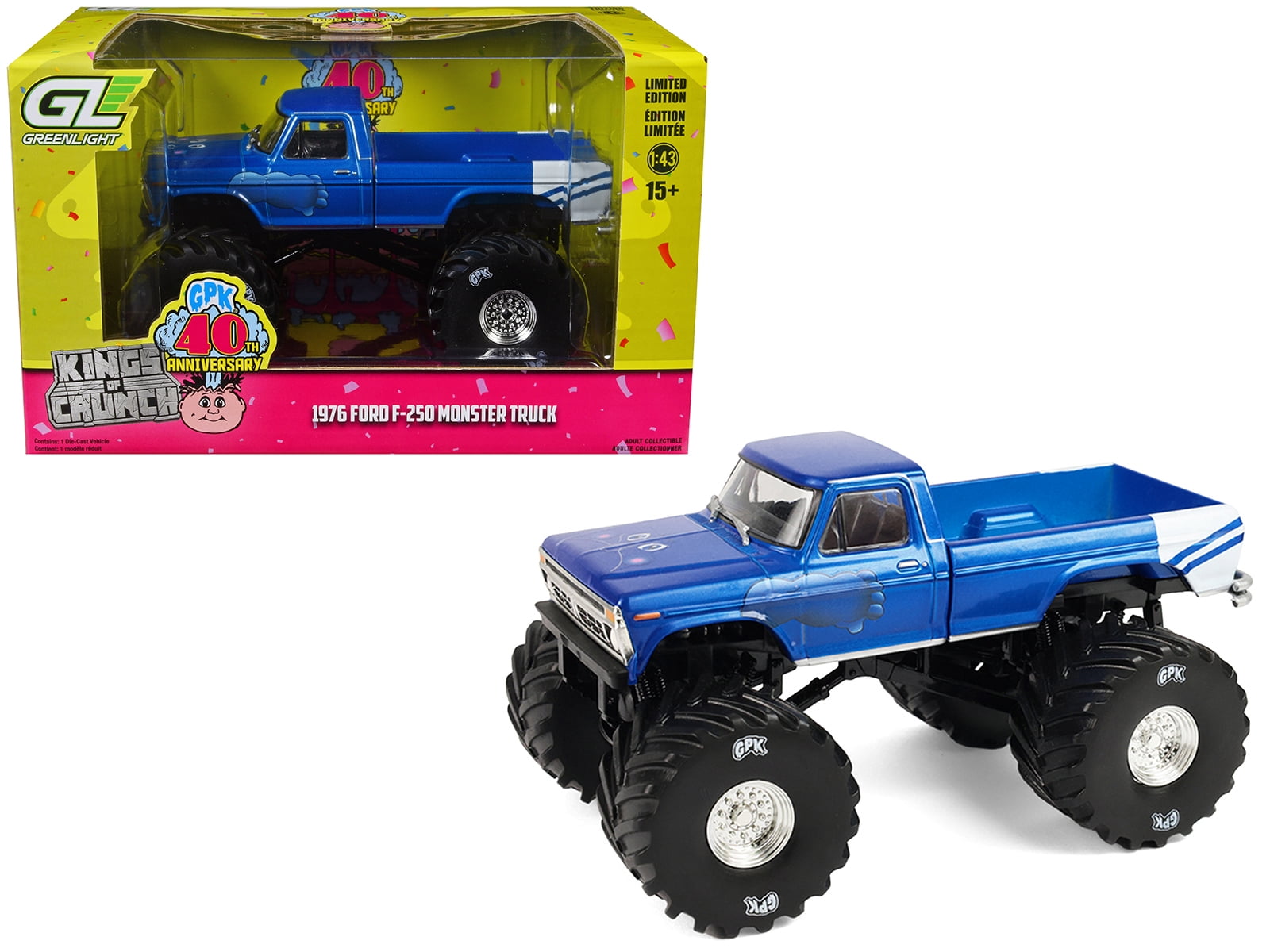 GreenLight Ford F-250 Ranger XLT Monster Truck, 1/18 - Walmart.com