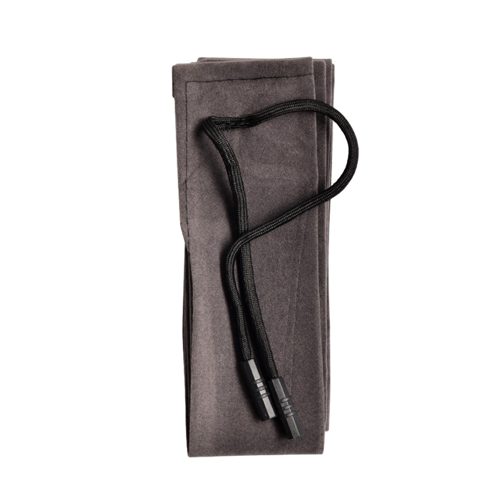 Nishiyuenyi Fishing Rod Case Velvet Fishing Rod Case Fits Fishing Rods Up to 4ft Portable Dark Gray