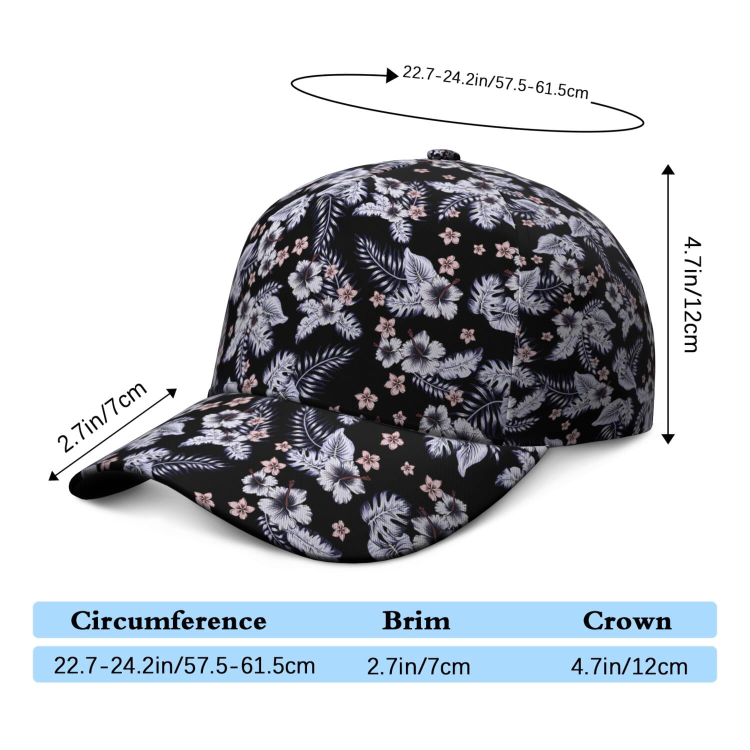 Women\'s Embroidered Baseball Cap Adjustable Soft Breathable Hats Elegant Floral Womens Floral Baseball Cap - Etsy main image 2