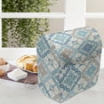 thumbnail image 3 of Quatrefoil Stand Mixer Cover, Tangled Modern Lisbon Pattern Based on Traditional Oriental Tiles, Kitchen Appliance Organizer Bag Cover with Pockets, 5 Quarts, Blue Tan White, by Ambesonne, 3 of 4