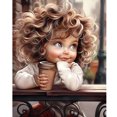 thumbnail image 1 of 5D DIY Kit para Niña Del Arte Artesanal 40x50cm, 1 of 9
