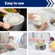 thumbnail image 4 of Colador de ensalada grande BLESIY compacto almacenamiento bloqueable 5L centrifugador de ensalada, 4 of 6