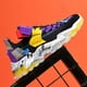 thumbnail image 3 of Zapatos deportivos informales para hombre con diseño bicolor, cómodos y transpirables, estilo bajo con suela gruesa, ideal para uso diario, talla 40, combinación negro y morado., 3 of 6