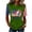 Z001-Army Green, variant on Women's 250th Anniversary 1776-2026 American Flag USA Shirt Floral Patriotic Button Down Long Sleeve Blouses