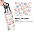 thumbnail image 4 of Yayeee 20oz Insulated Water Bottle Double Wall Stainless Steel with Flip Straw Lid, Pastel Easter Pattern, 4 of 7