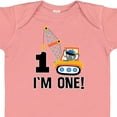 thumbnail image 4 of Inktastic First Birthday Construction Truck 1 Year Old Boys Baby Bodysuit, 4 of 5