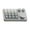 Silver, variant on Three Knob Small Keyboard For Auditory Video Professional Featuring 16 Keys For Voice Brightness Adjustment And Macros