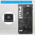thumbnail image 6 of 44mm Cooling Fan Filter with Screw, ABS Ventilator Grill Protector Guard, Black, 6 Pack, 6 of 6
