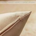 thumbnail image 4 of Rectangle Pillow Cover 12x20 Linen Pillow Covers Waterproof Outdoor Throw Pillows for Patio, 30x50 cm, Set of 4, Creamy Linen, 4 of 7
