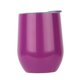 thumbnail image 2 of Vasos de Cerveza Agua Café Té 12 Oz Vasos Bebida Helada Copa Vino Aislada Resistente para al Aire Libre Camping Morado Macarena Vaso de vino de acero inoxidable, 2 of 8