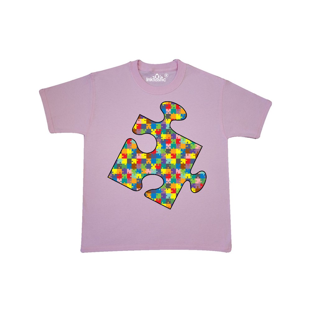 Jigsaw Patterned Jigsaw Piece Youth TShirt