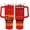 Firefighter-01, variant on Firefighter Tumbler 40 oz with Lid, Straw and Handle - Insulated Cup Gift for Fireman, Firewoman, Men and Women