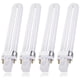 thumbnail image 2 of 1/4 piezas 9W Lámpara UV para decoración de uñas Secador de uñas electrónico Bombilla UV Luz ultravioleta en forma de U, 2 of 6