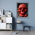 thumbnail image 7 of Diamond Art Kit for Adults, Red Skull With Strawberries Diamond Painting for Adults Beginners, DIY Diamond Art Painting Kits, 5D Diamond Painting Crafts for Home Decor 12x16 Frameless, 7 of 7