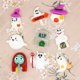thumbnail image 2 of 10 piezas de resina para Halloween El Mercado de Encantos Calabaza blanca Fantasma DIY, 2 of 4
