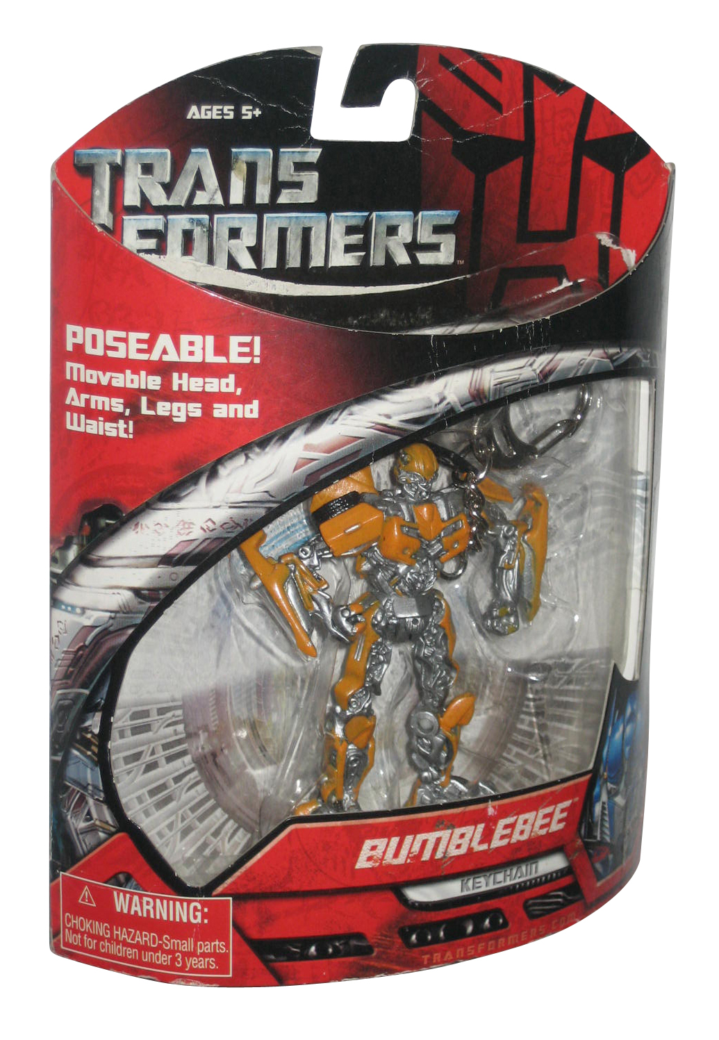 Transformers Bumblebee (2007) Basic Fun Poseable Figure Keychain