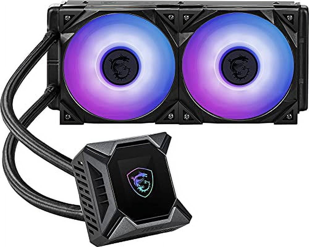 MSI MPG CORELIQUID K240 Simple water-cooled CPU cooler with LCD monitor ARGB compatible 240mm FN1561