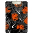 thumbnail image 2 of FMSHPON Basketball Clipboard Hardboard Wood Nursing Clip Board and Pull for Standard A4 Letter 13x9 inches, 2 of 8