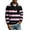 Pink002, variant on QHRMKOG Polo Shirts for Men Trendy Waffle Knit Striped Long Sleeve Golf Shirt Loose Fit Button Down Collared Polo Shirt Autumn Outdoor Top with Breasted Pocket Blue XL
