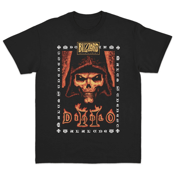 DIABLO II Game Vintage Graphic T Shirt Unisex Short Sleeve T Shirt S-5XL