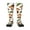 1 Black, variant on Monkeys Swinging from Palms Pattern Women’s Knee High Crew Socks,Trouser Socks Comfortable, Breathable, Moisture-Wicking and Soft