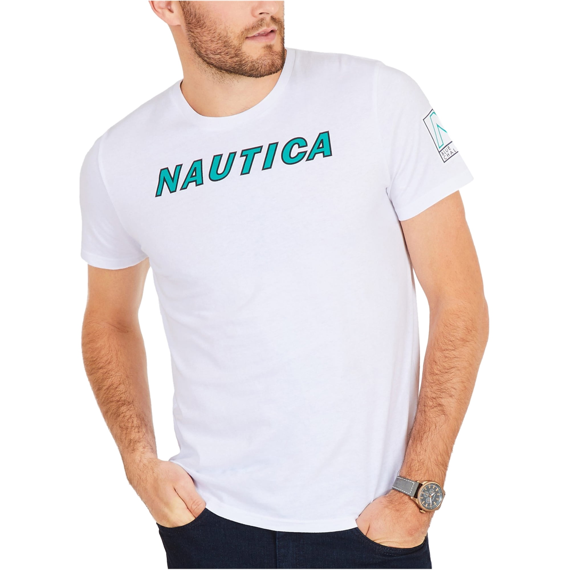 Nautica Nautica Mens Logo Graphic T Shirt Walmart Walmart nautica-nautica-mens-logo-graphic-t-shirt-walmart-walmart