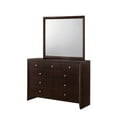 thumbnail image 2 of Jewel Cherry Panel Bedroom Set Special King 3 Piece: Bed, Dresser, Mirror, 2 of 13