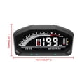 thumbnail image 3 of Velocímetro De Motocicleta Odómetro digital 12000 RPM Indicador electrónico de RPM para moto de 1 2 4 cilindros Ndcxsfigh Accesorios para autos y motos, 3 of 3