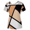 thumbnail image 5 of Camiseta sin tirantes con estampado de amor de manga corta y cuello redondo de verano para mujer Blusas OAVQHLG3B Store  lin121212, 5 of 5