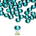 thumbnail image 2 of Uxcell 2880 Pcs Hotfix Rhinestones Flatback Crystal Glass Gems SS6 2mm Sky Blue, 2 of 5