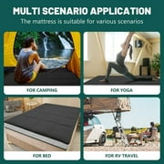 Japanese Floor Mattress, Futon Mattress, Foldable & Portable, Roll Up Mattress Tatami Mat Sleeping Pad with Storage Bag
