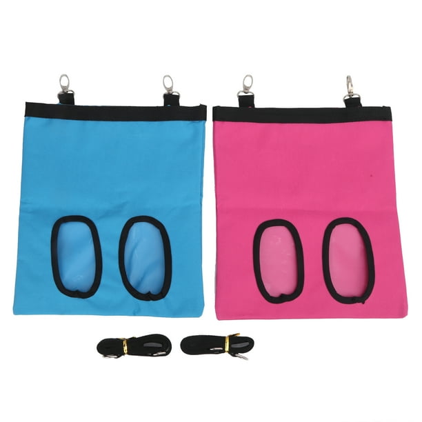 Bolsa de alimentación colgante para conejos, cobayas, bolsa de alimentación para mascotas de 2 uds, bolsa de alimentación para mascotas, bolsa alimentadora para conejos, ingeniería de precisión