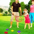 thumbnail image 2 of Fun Ring Toss Game Set with Throwing Rings and Bean Bags in Assorted Colors for Plaything Propylene, 2 of 9