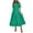 Green, variant on Womens Summer Maxi Dresses Deep V Neck Short Sleeve Long Dress Tunic A Line Dress Ruffle Boho Flowy Beach Dresses