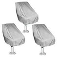thumbnail image 1 of 3X Boat Cover, Outdoor Waterproof Pontoon Captain Boat Bench Chair Cover, Chair Protective Covers, 1 of 7