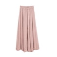thumbnail image 4 of Mifsaly Summer Skirts for Women High Waist A Line Midi Linen Skirt Lightweight Flowy Casual Everyday Going Out Clothes Free Size, 4 of 9