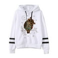 thumbnail image 1 of Fashnice Chandails en Molleton à Capuche pour Femmes Manches Longues Chandails à Capuchon Imprimé Hibou Chandail Chaud Automne Chandail à Capuchon Chandail en Molleton Blanc G, 1 of 2