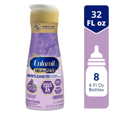 UPC: 0300875115626 | Enfamil NeuroPro Gentlease Baby Formula Infant Formula Nutrition Brain Support that has DHA HuMO6 Immune Blend Designed to Reduce Fussiness Crying Gas & Spit-up in 24 Hrs Liquid Bottle 32 Oz