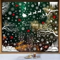 thumbnail image 3 of Christmas window stickers Christmas house town style window stickers winter snowflakes window decorations Christmas window stickers Christmas house town style window stickers winter snowflakes wind, 3 of 5