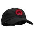 thumbnail image 5 of Bowser Silhouette Embroidered Low Profile Dyed Cotton Twill Cap - Black OSFM, 5 of 5