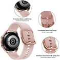 thumbnail image 3 of Replacement Band For Samsung Galaxy Watch 3 41mm Silicone Strap For Samsung Galaxy Watch Active 1/2 Galaxy Watch 42mm Watchbands White For Galaxy active 2, 3 of 6