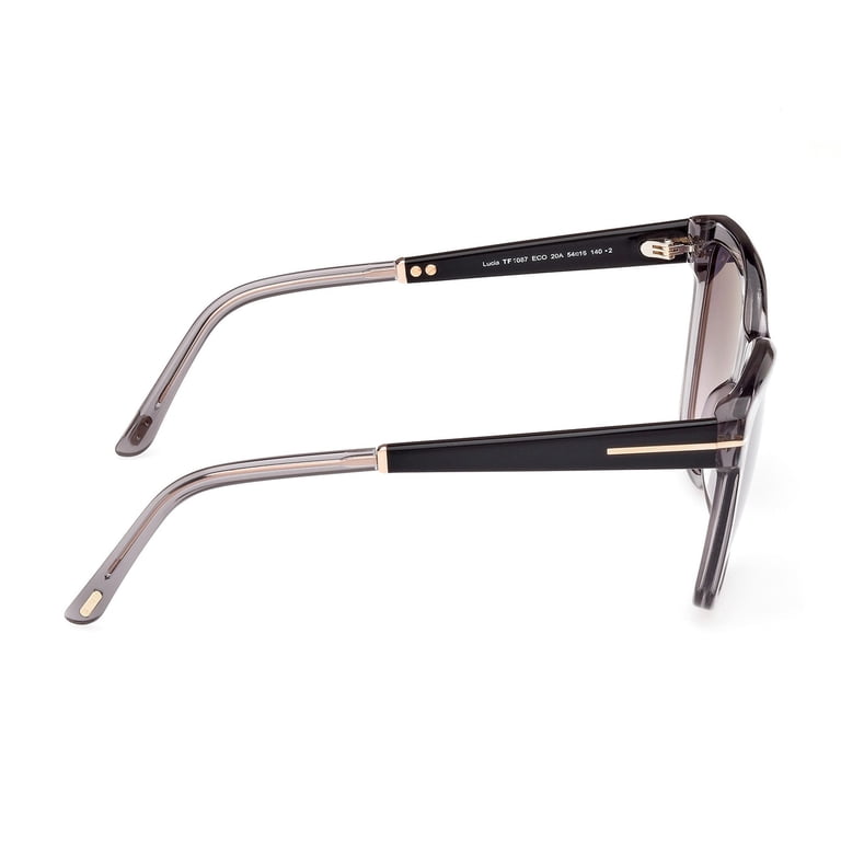 NEW TOM FORD TF1087 20A SUNGLASSES GREY WOMEN EYEWEAR TOM FORD FT1087 20A Tom Ford Lucia Sunglasses FT1087 20A Shiny Light Grey - eye  main image 3