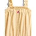 thumbnail image 2 of Wonder Nation Girls Bubble Tank Top and Shorts Outfit Set, 2-Piece, Sizes 4-10, 2 of 3