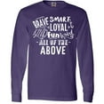 thumbnail image 3 of Inktastic Brave Smart Loyal Kind Fun Loved All of the Above Long Sleeve T-Shirt, 3 of 5